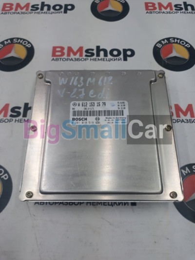 Блок управления двигателем Mercedes ML270 W163 612.963 A6121531579