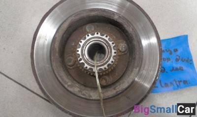 Диск тормозной задний от Hyundai Elantra XD 2000-2010 - купить России