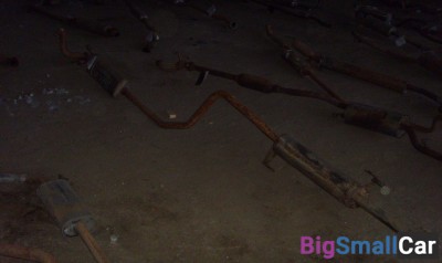 Глушитель в сборе от Chevrolet Aveo T300 2011 - купить России