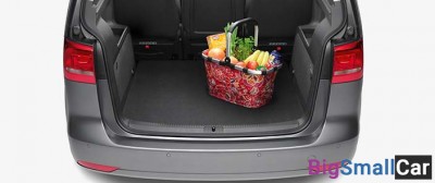 Ковер багажника резиновый touran 5 местный, 1T5061