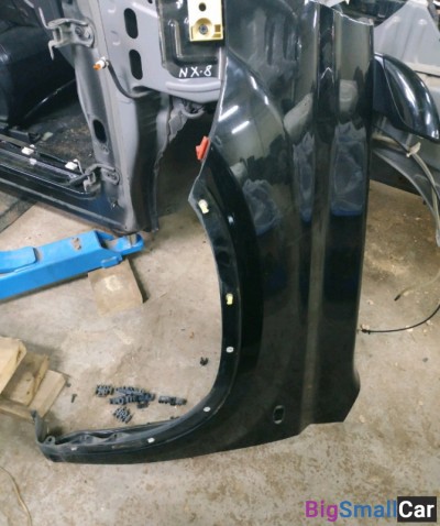 Nissan x-trail t31 крыло левое