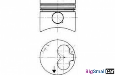 Поршень поштучно SM 80507750 1.6TD 77.0