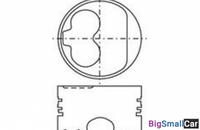 Поршень поштучно ATS MP900701 1.6TD 77.0