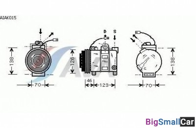Компрессор кондиционера AVA quality cooling aiak01 - купить России