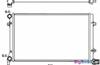 Радиатор охлаждения SAT sgvw0004 - купить России
