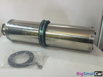 Slip-on универсальный, круглый d-115mm хром