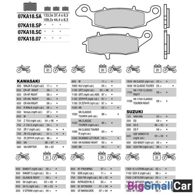 Тормозные колодки BREMBO CARBON CERAMIC 07KA1807