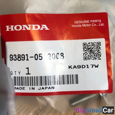 Болт HONDA 93891-0502008