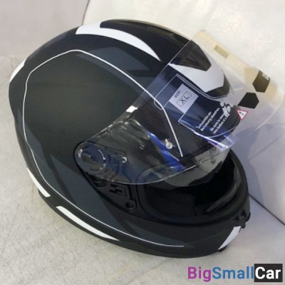 Шлем IXS HX1100 2.0 blk/matt/white 2XL X14070-M31-2XL - купить России