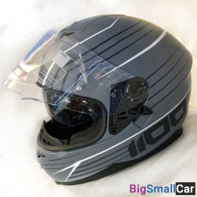 Шлем IXS HX1100 2.1 matt/grey/white S X14075-M91-S - купить России