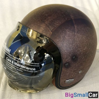 Визор AFX Bubble Flip универсальный 3 кнопки Gold mirror 01310114 - купить России