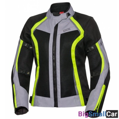 Куртка текстиль жен. IXS SportDamen Andora-Air blk/gr/yel DS X51046-395-DS