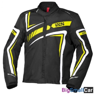 Куртка текстиль IXS Sport Jacket RS-400 ST blk/wh/yel 2XL X56042-351-2XL