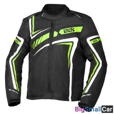 Куртка текстиль IXS Sport Jacket RS-400 ST blk/green L X56042-371-L