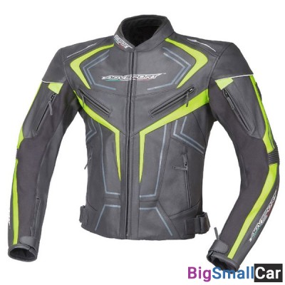 Куртка AGV Katana кожа black/yellow XL A02525