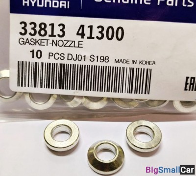 Прокладка форсунки Hyundai D4AL D4DD 3381341300